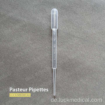 Plastikpasteur -Pipette für Labor